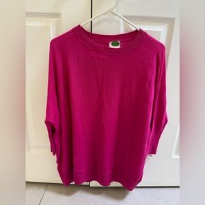 Pink Anthropologie Sweater